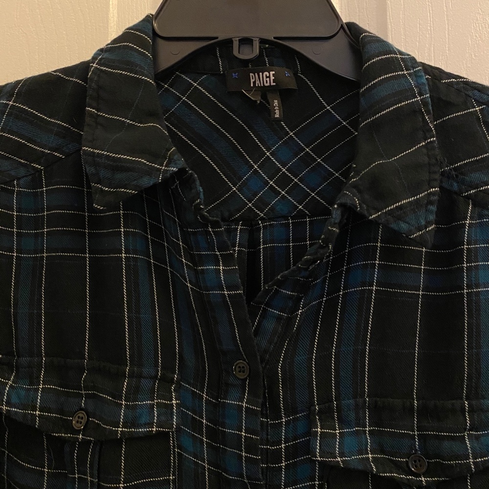 Paige Flannel Button Down - image 4
